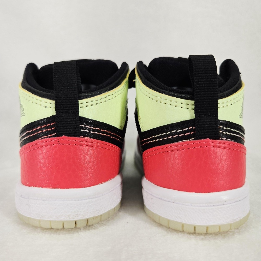 Nike Air Jordan 1‎ Mid TD Shoes Kids 5C AV5172-076 Toddler Basketball Sneakers - Picture 10 of 12